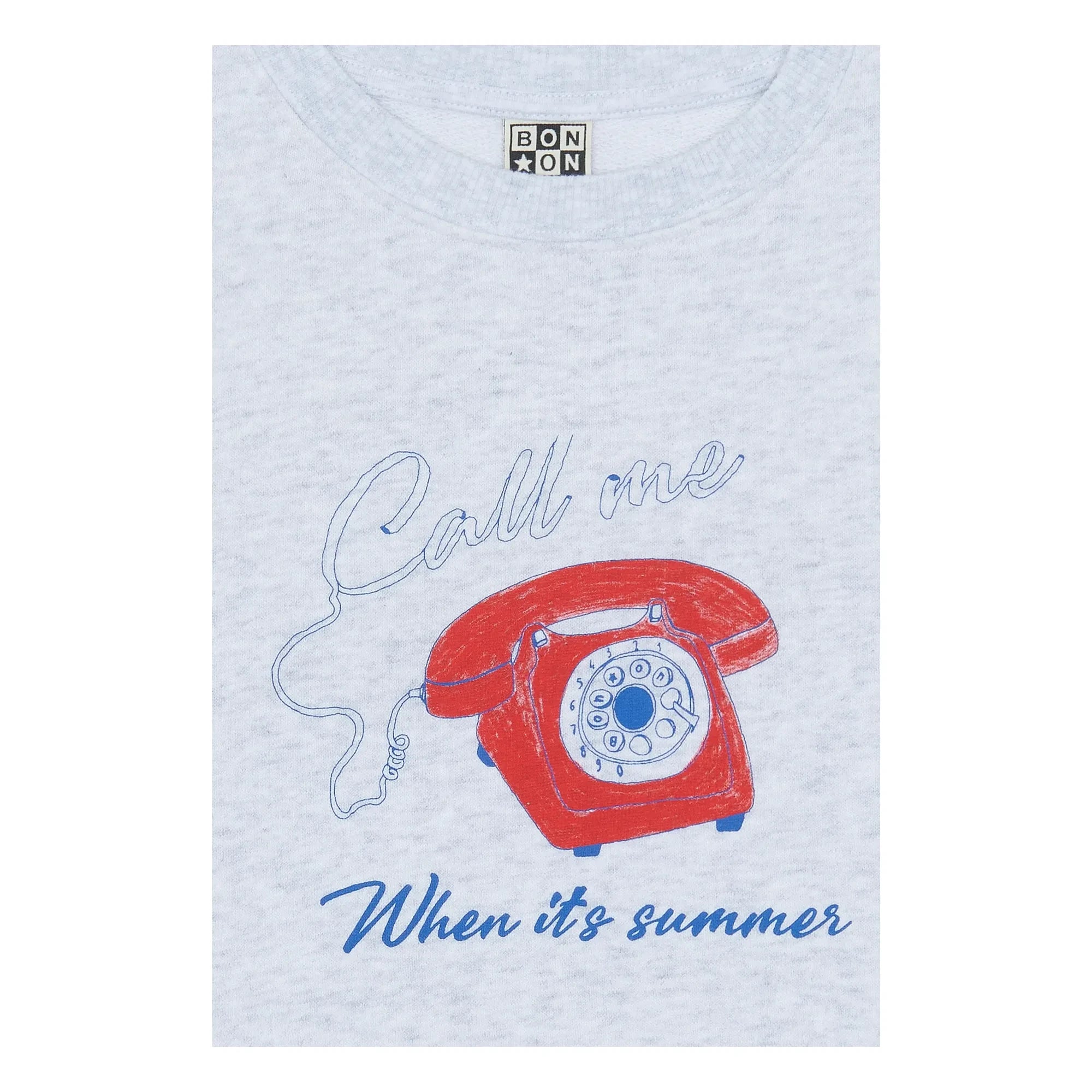 Bonton - Sudadera Smile Call Me | Gris
