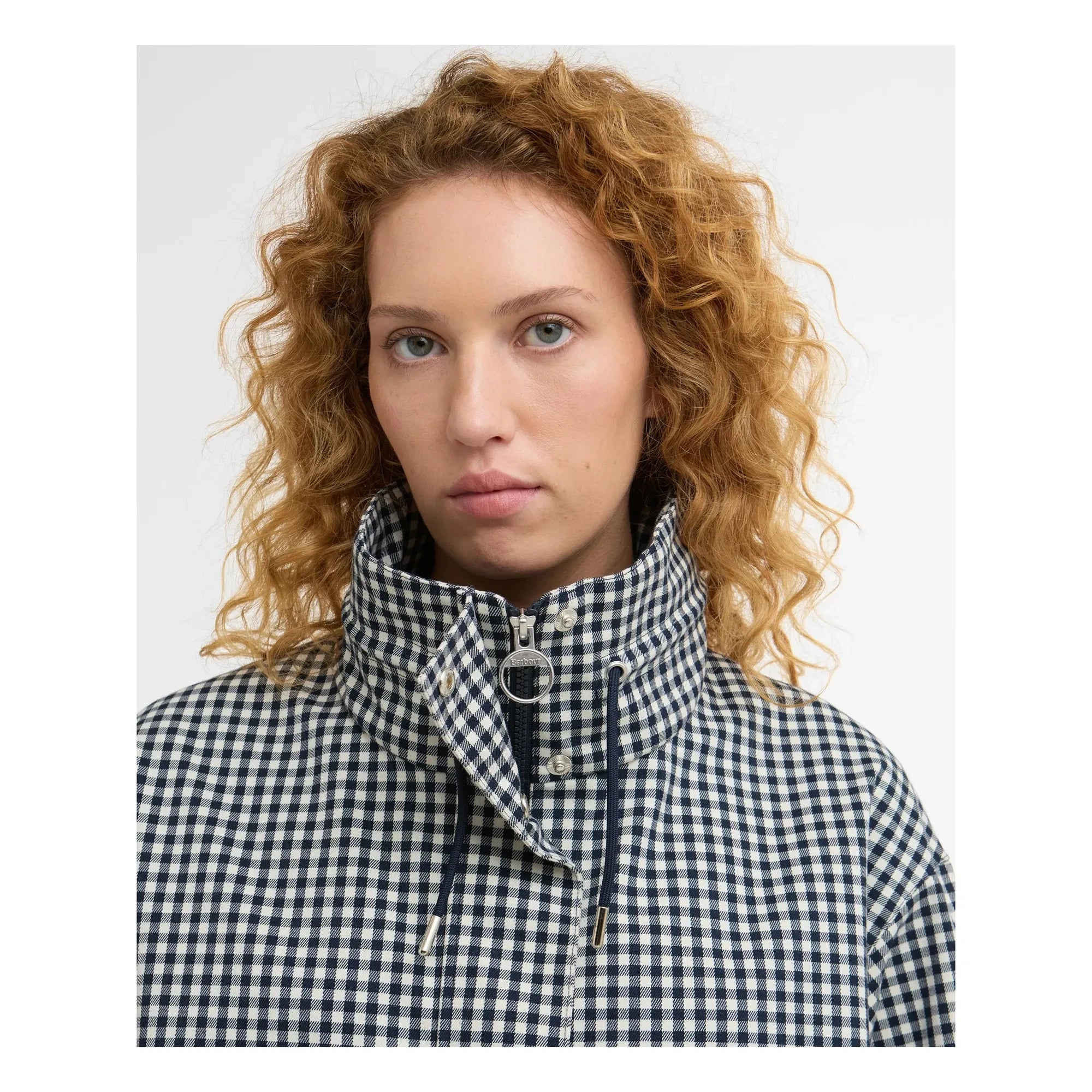 Barbour - Chaqueta de Cuadros Impermeable Bronwyn | Gris