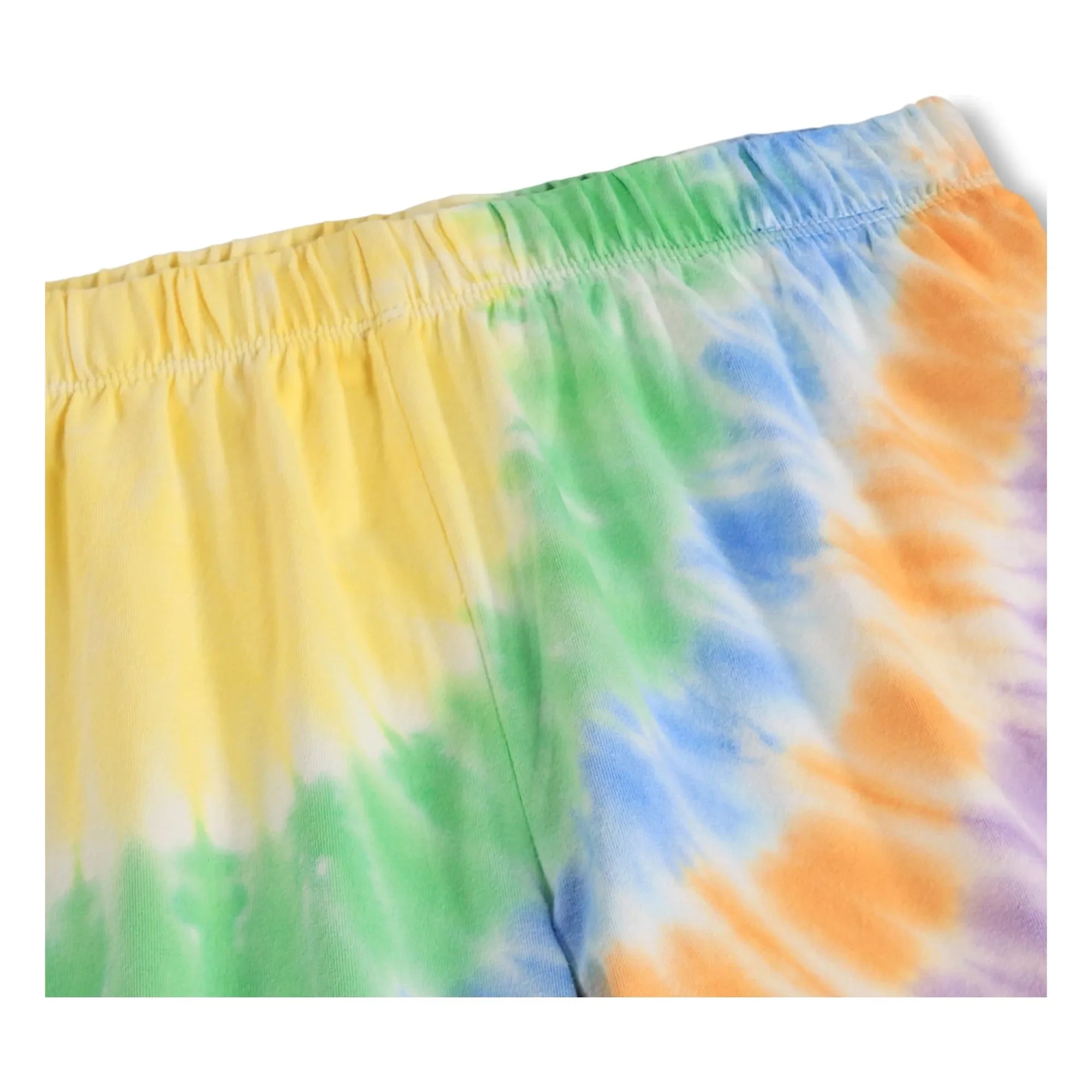 Molo - Pijama corto de algodón orgánico Luvis Smile Tie and Dye | Naranja