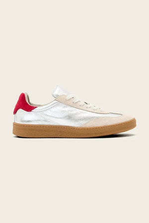 Zapatillas AllSaints Thelma de piel metalizada