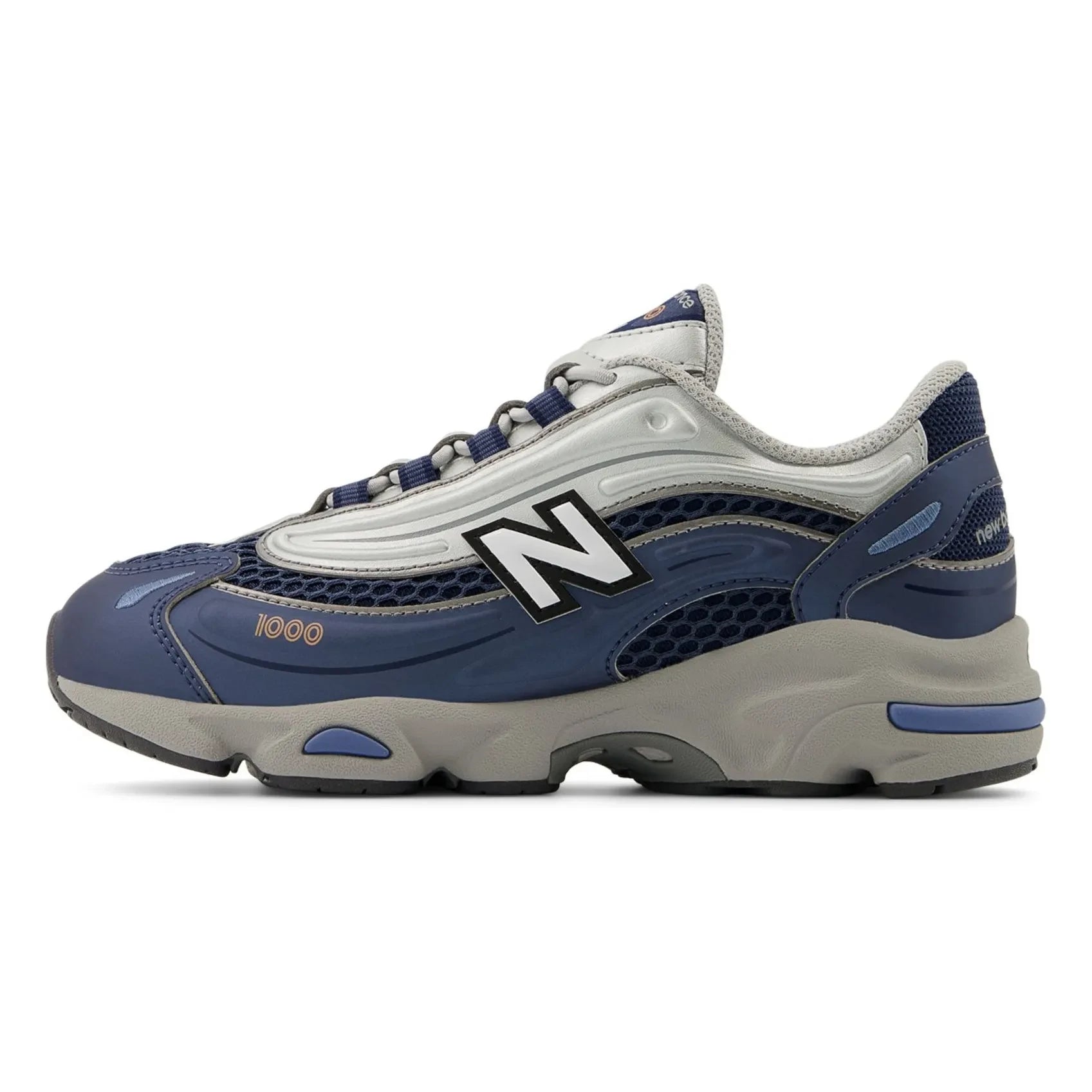 New Balance - Zapatillas deportivas de encaje con cordones 1000 | Azul oscuro