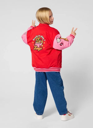 Kenzo - Cazadora bomber con parche bordado Kenzo Flower | Rojo