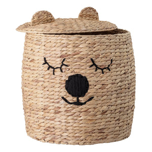 Bloomingville Mini - Cesta de almacenamiento con tapa