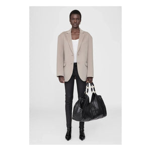 Anine Bing - Bolso tote de cuero Kate | Negro