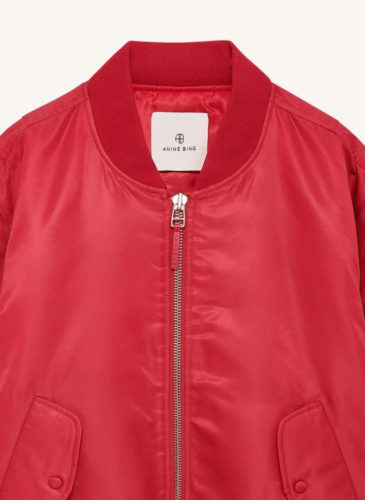 Anine Bing - Bomber Leon | Rojo