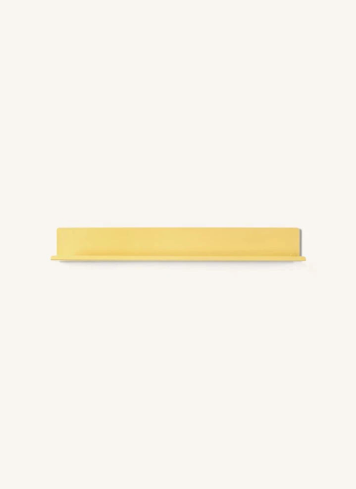 Mustard Made - Estante de metal Ledge | Amarillo pálido