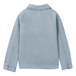 Cozmo - Sobrecamisa vaquera de rayas Ridge | Azul claro