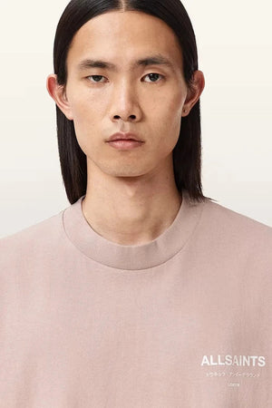 Camiseta extragrande de algodón para hombre AllSaints