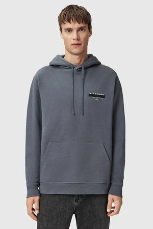 Sudadera AllSaints de algodón rojo