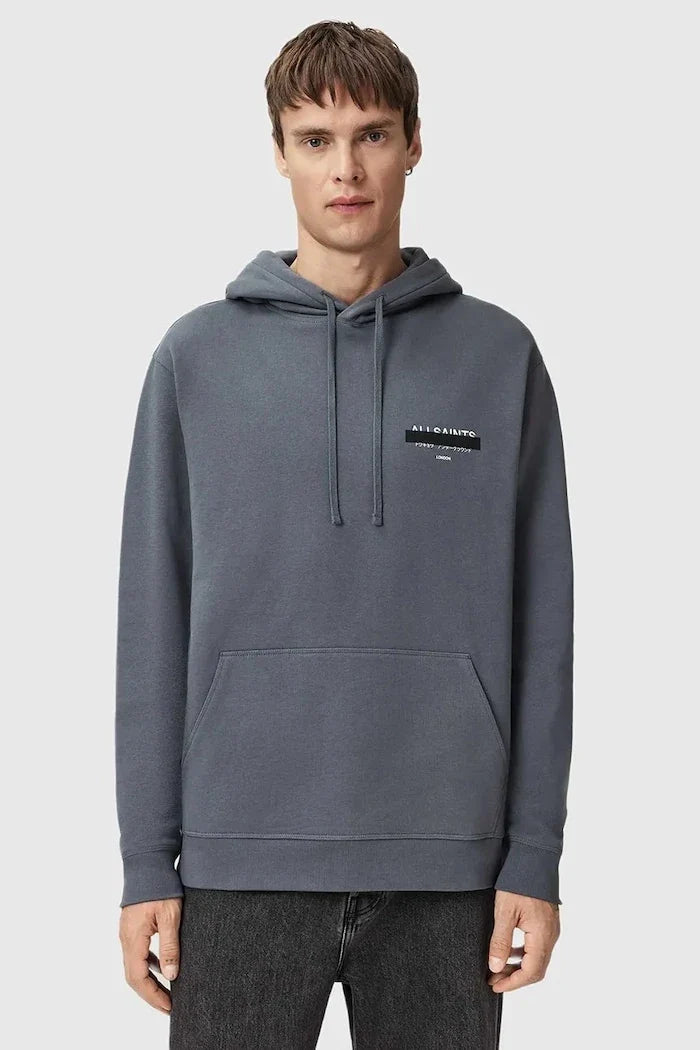 Sudadera AllSaints de algodón rojo
