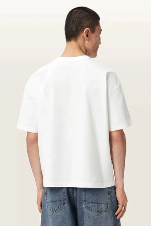 AllSaints camiseta de algodón para hombre ANGELINO