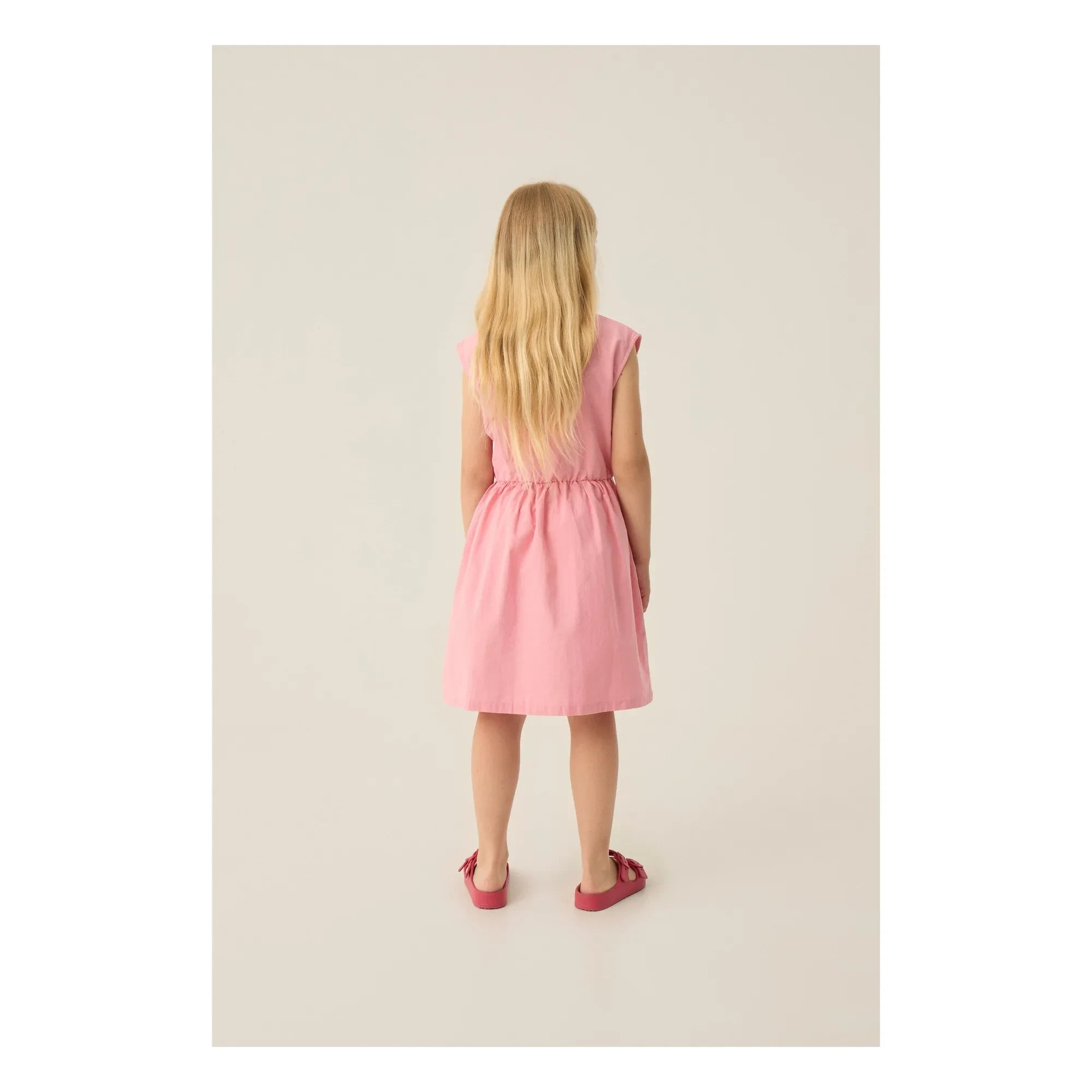 The Campamento - Vestido largo de flores | Rosa chicle