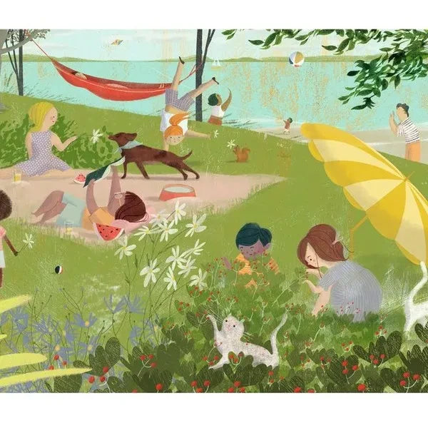 Djeco - Rompecabezas "Un día de verano" - 350 Piezas