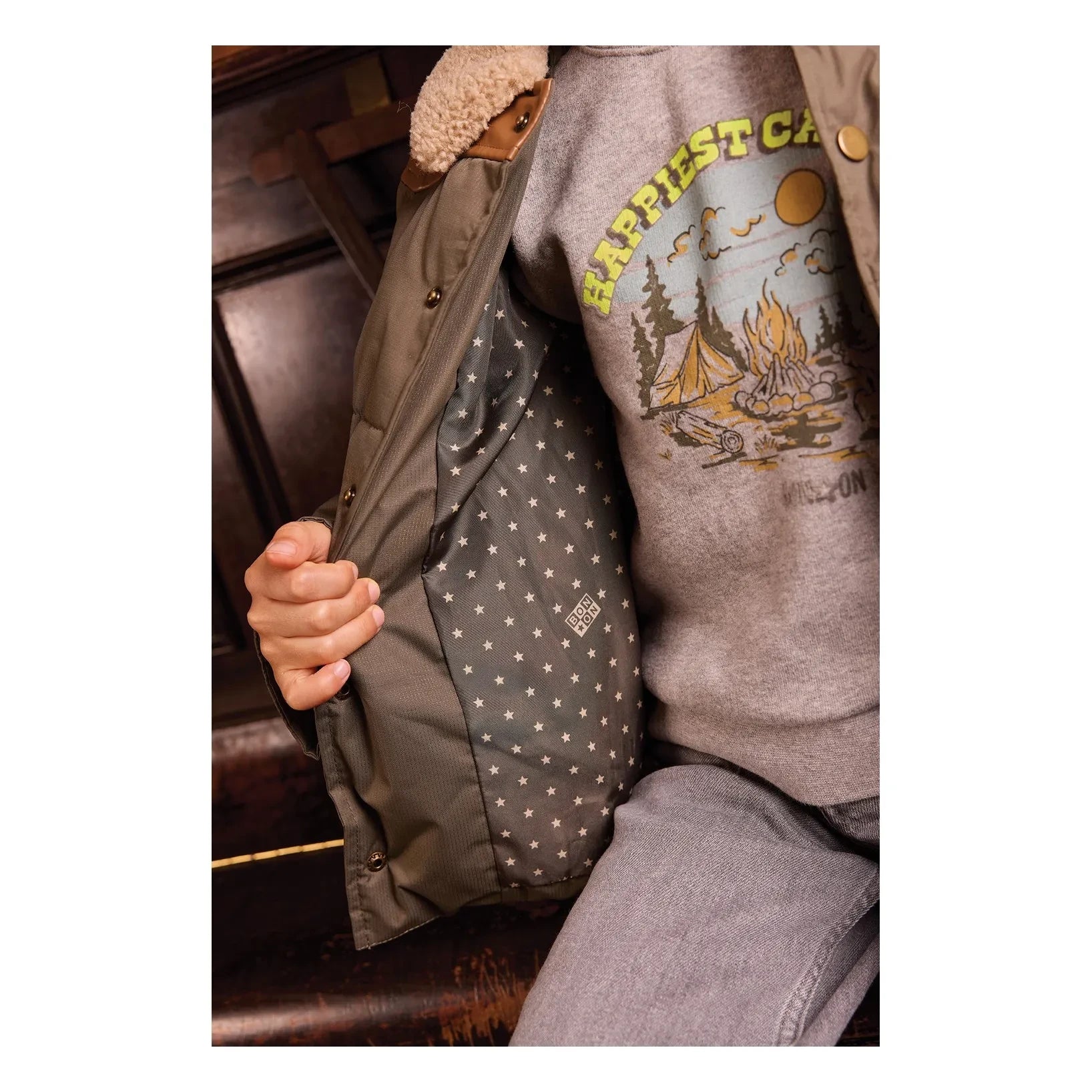 Bonton - Happiest Sweat | Gri melanj