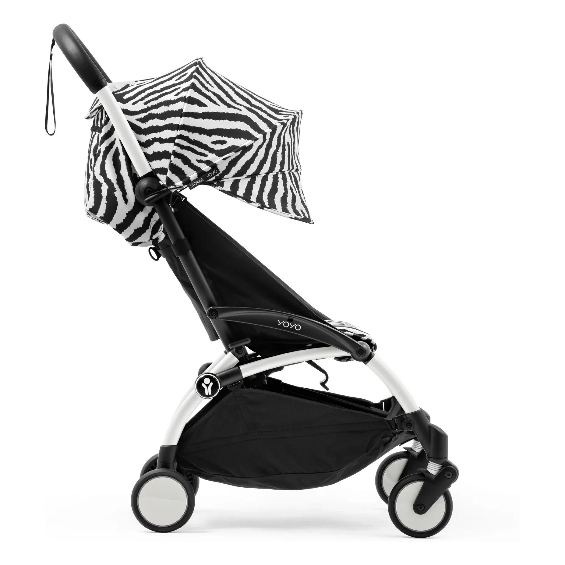Stokke® - Cochecito YOYO³ 6+ Chasis blanco | Zebra