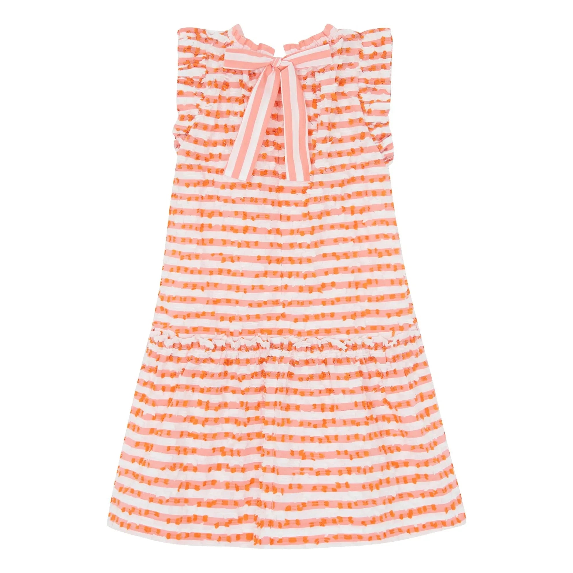 Tartine et Chocolat - Vestido sin mangas de rayas | Blanco