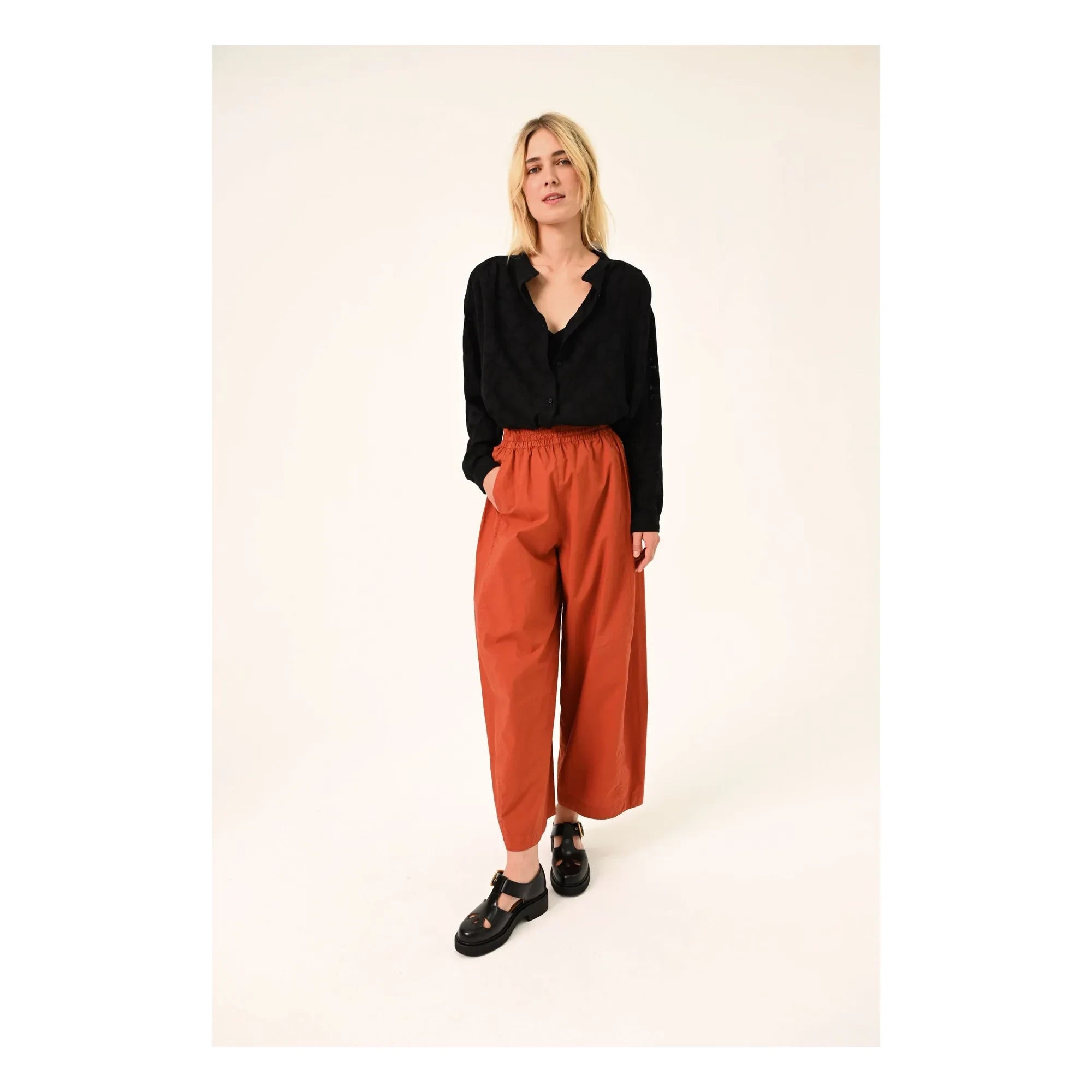 Sacrécoeur - Blusa Ella Carta | Negro
