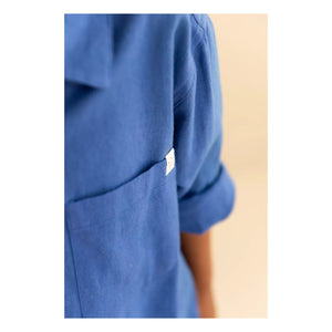 Jenest - Camisa de lino Lef | Cobalto