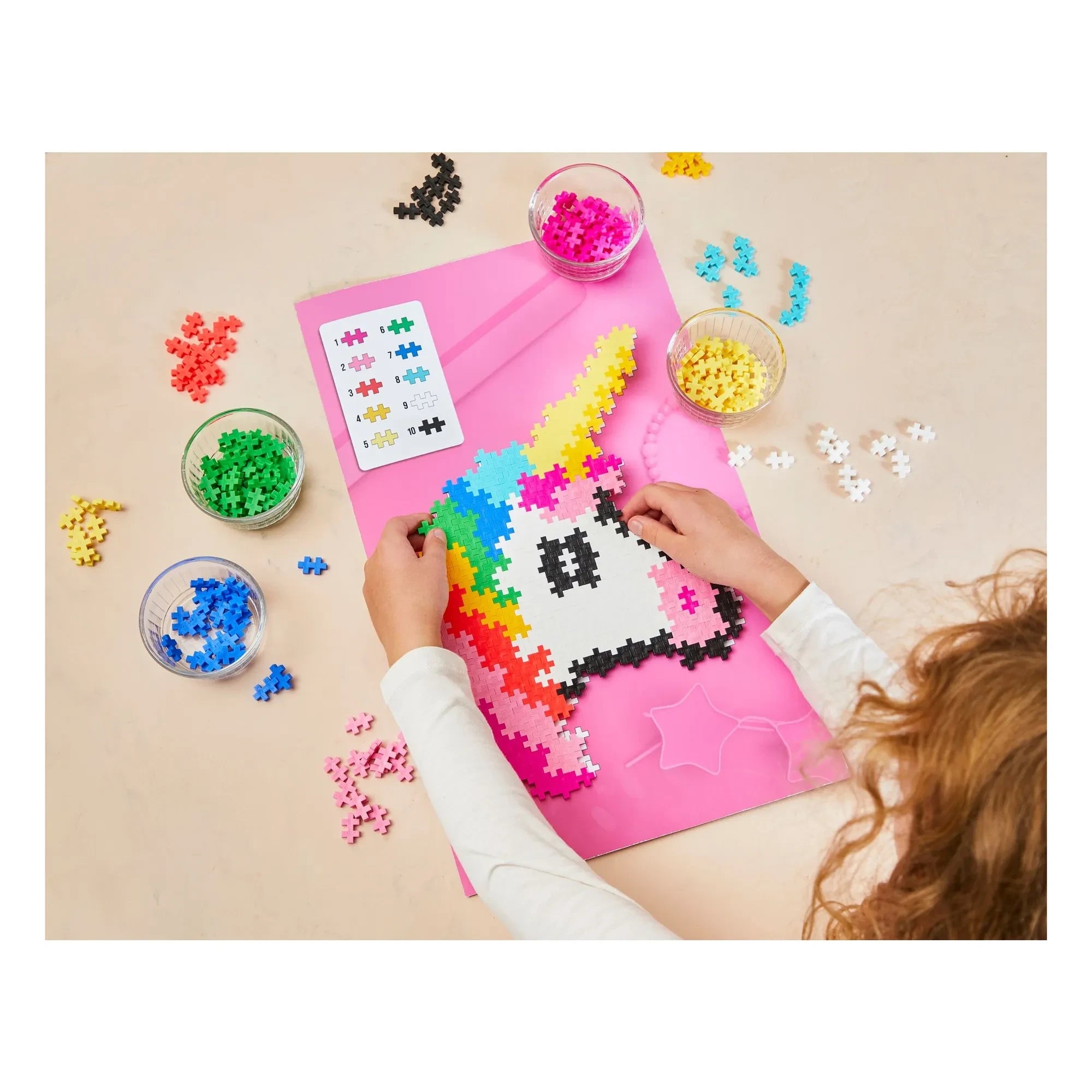 Plus-Plus - Puzle de unicornio - 250 piezas