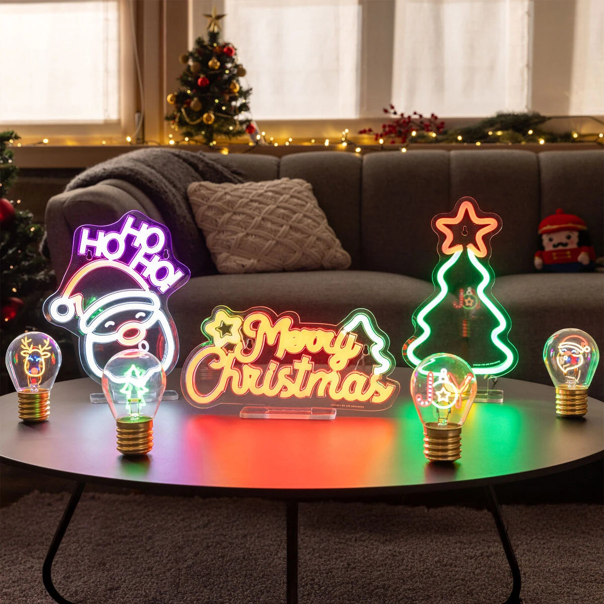 Legami - Lámpara LED de efecto neón - Santa Claus - Es un signo