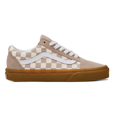 Vans - Cordones de zapatillas Old Skool Gum Check J | Marrón claro