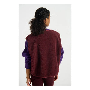 American Vintage - Chaleco Hoktown sin mangas | Borgoña