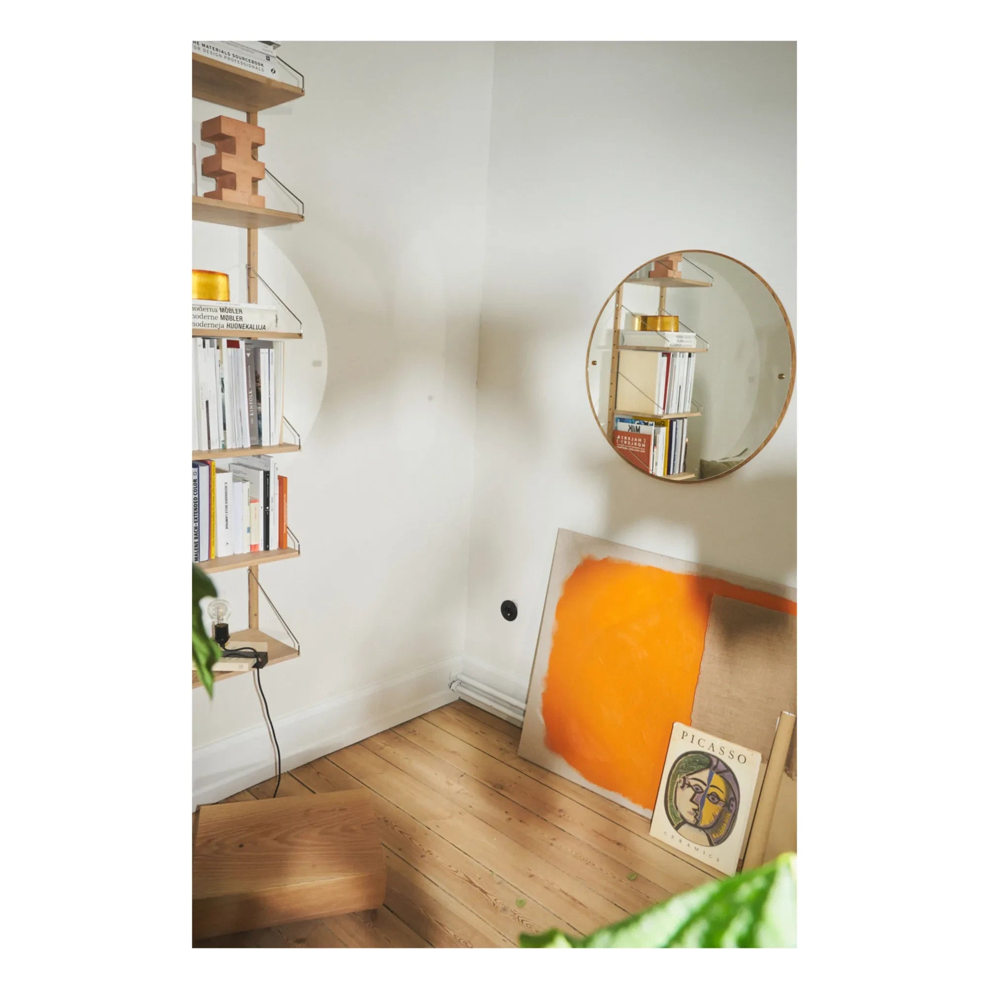 Frama - Espejo de madera CM1 redondo | Roble