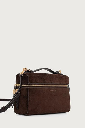 Bolso cruzado de ante Romy Tory Burch para mujer