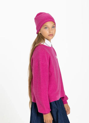 Smallable Kid - Shelly "Keep On Moving" Suéter de Lana | Fucsia