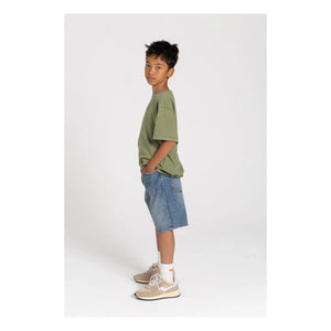 Smallable Kid - Camiseta de algodón orgánico Nils | Caqui claro