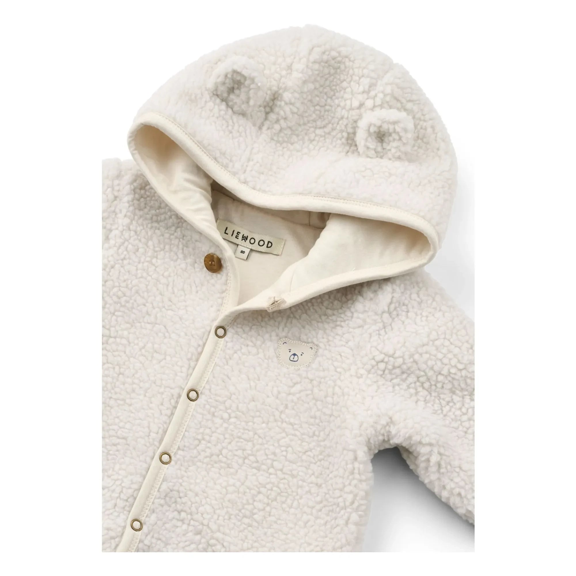 Liewood - Chaqueta Sherpa de Fibra Reciclada Baylor | Crudo