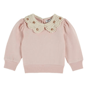 Emile et Ida - Sudadera Claudine Yaka de Algodón Orgánico | Rosa