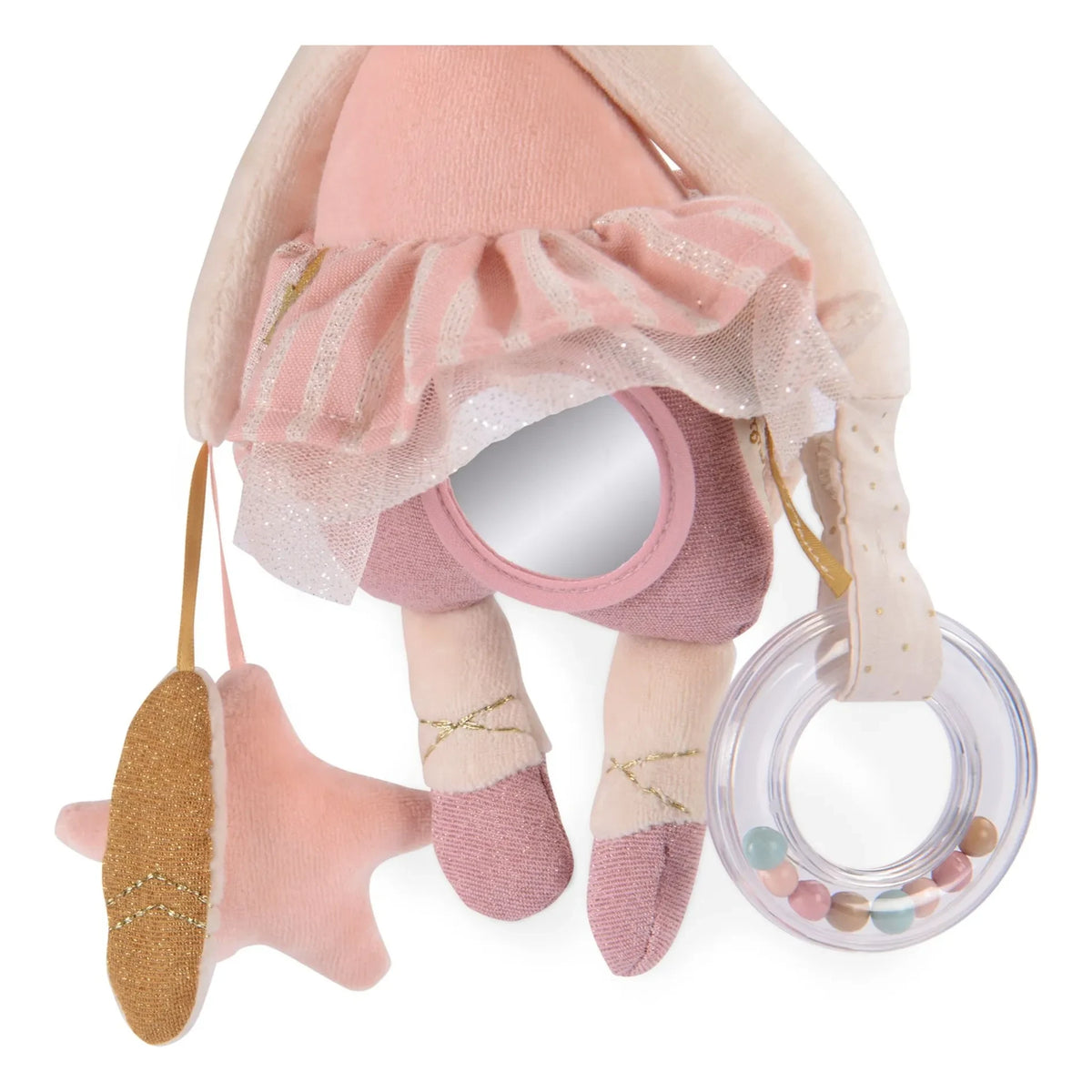 Moulin Roty - Peluche de actividades ratón - Pequeña escuela de baile