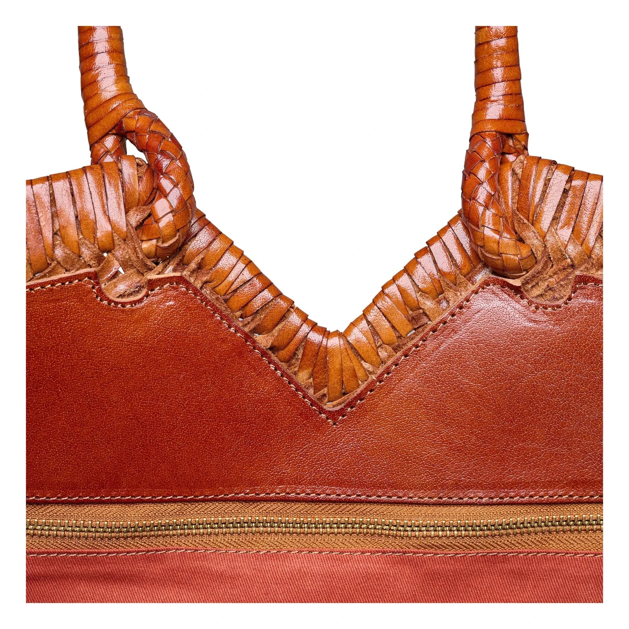 Vipera - Bolso Tote de Cuero Crudelia | Coñac