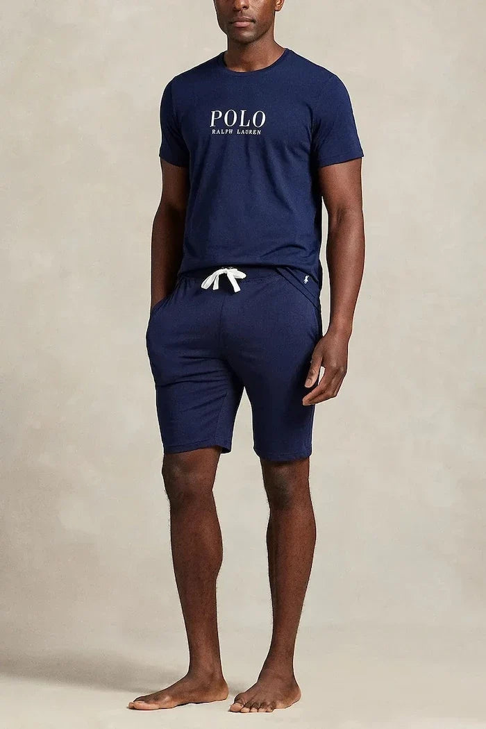 Camiseta de pijama de algodón de manga corta Polo Ralph Lauren