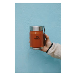 Stanley 1913 - Frasco termo legendario, cuchara/tenedor 0,4 L | Naranja
