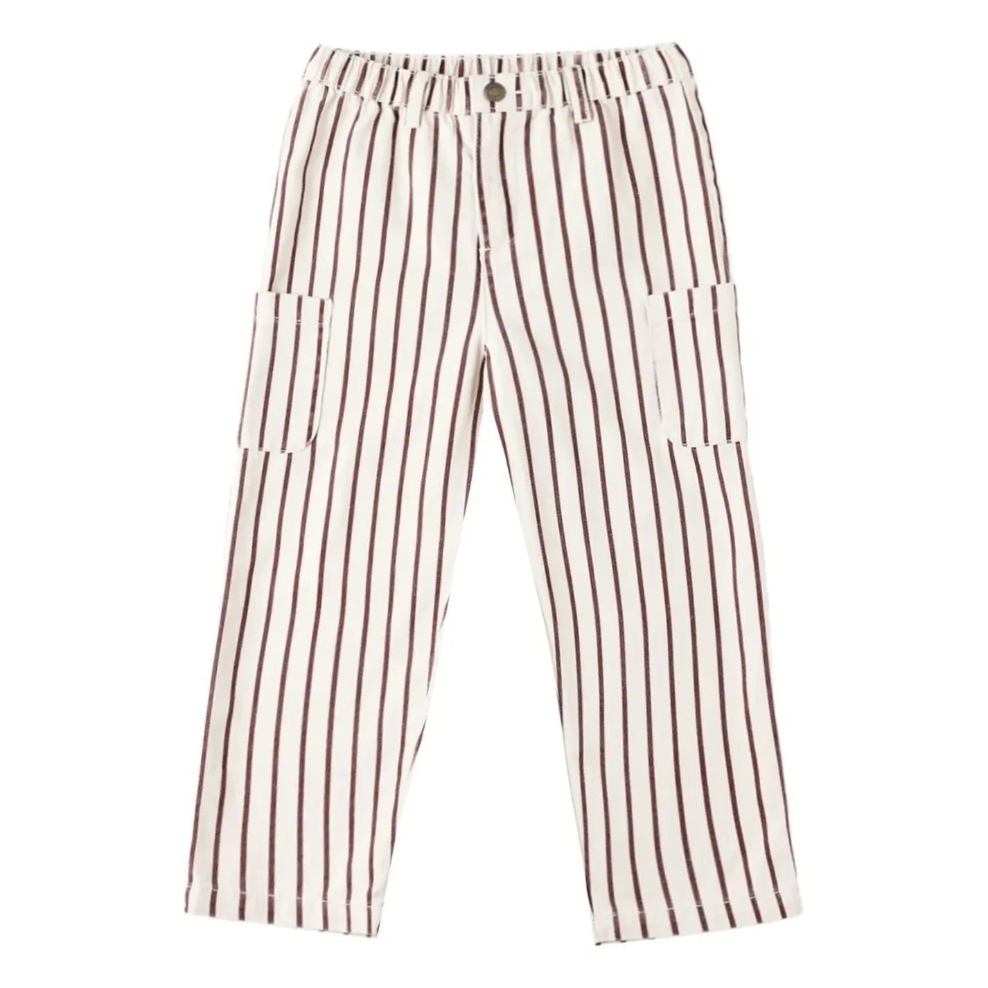 Rylee + Cru - Pantalones cargo a rayas | Crudo