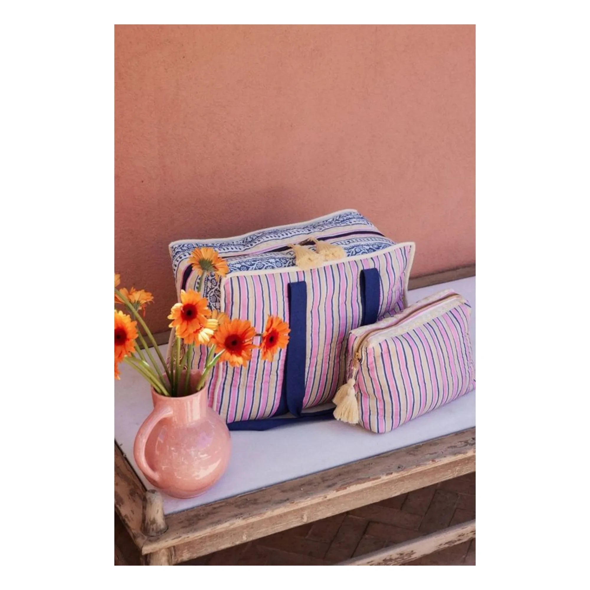 Louise Misha - Bolso Lilio 36h de algodón orgánico | Rosa