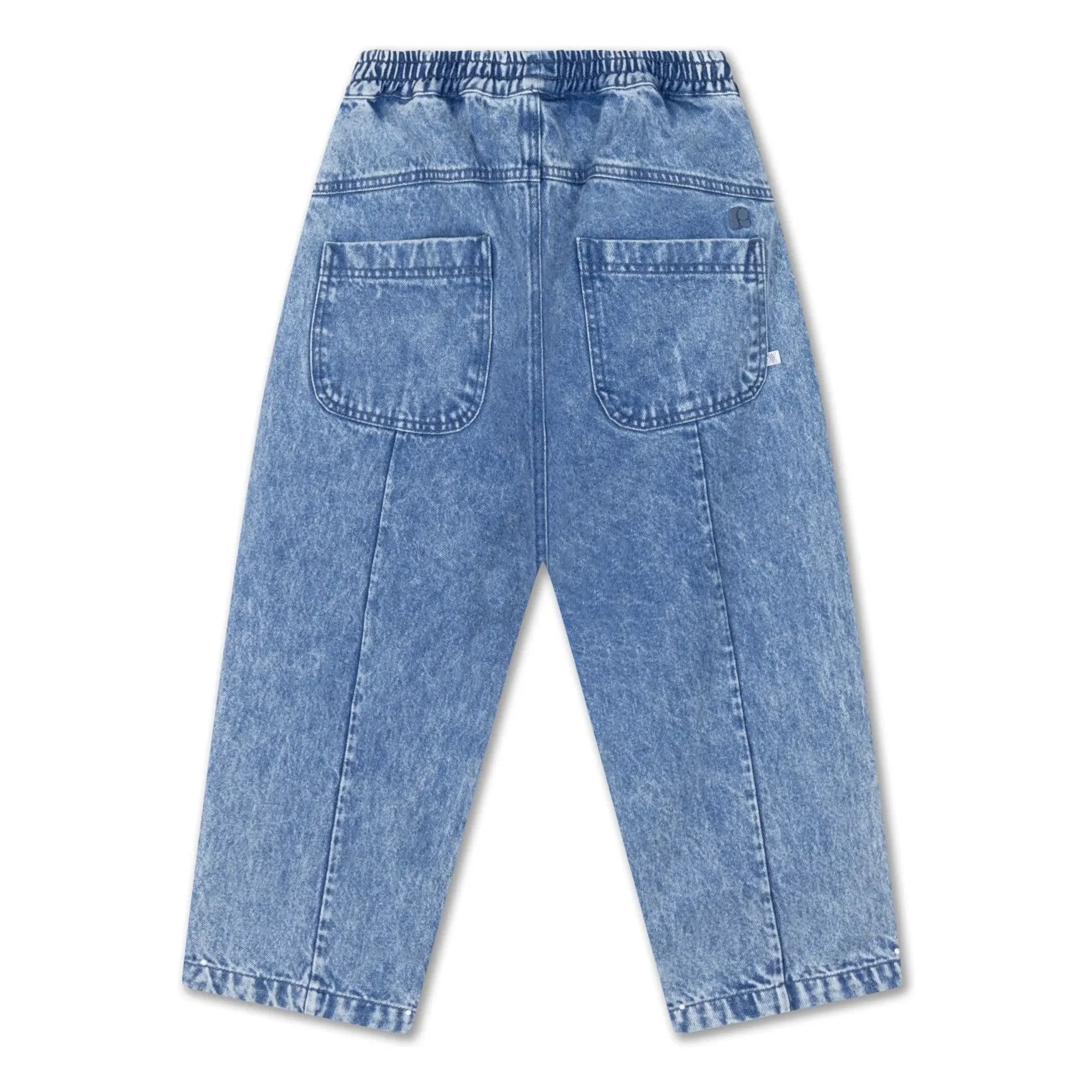 Repose AMS - Jeans globo de algodón orgánico | Azul lavado