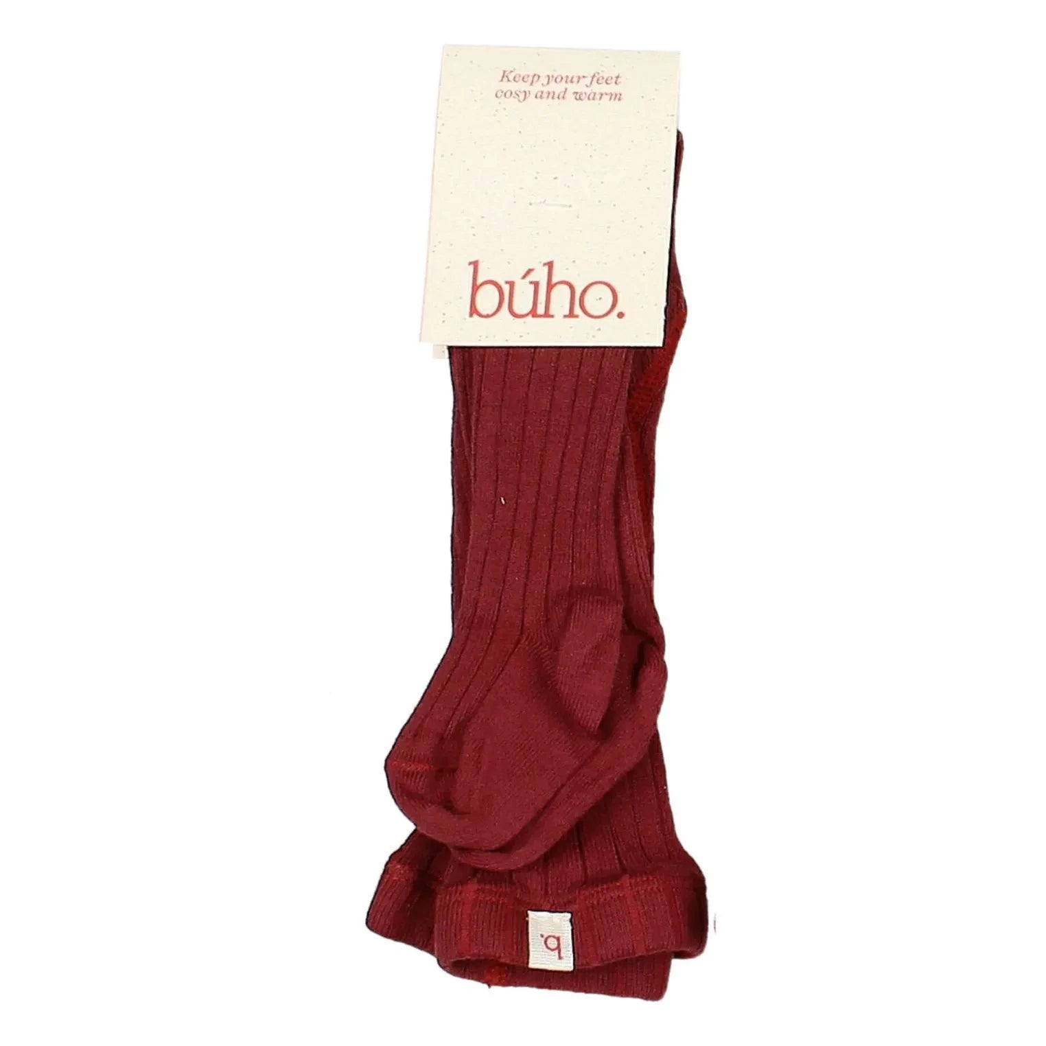Búho - Leggings acanalados | Borgoña