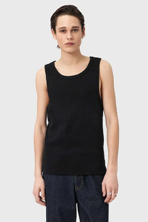 AllSaints Camiseta sin mangas de algodón AXEL para hombre