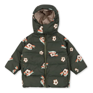 Konges Sløjd - Abrigo Nuka con relleno de fibra reciclada | Verde