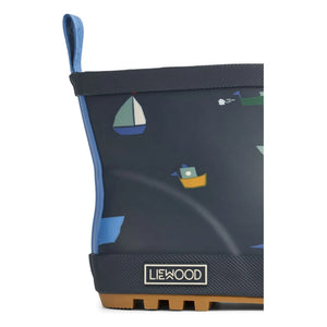 Liewood - Botas de agua Tekla Bateaux | Azul marino