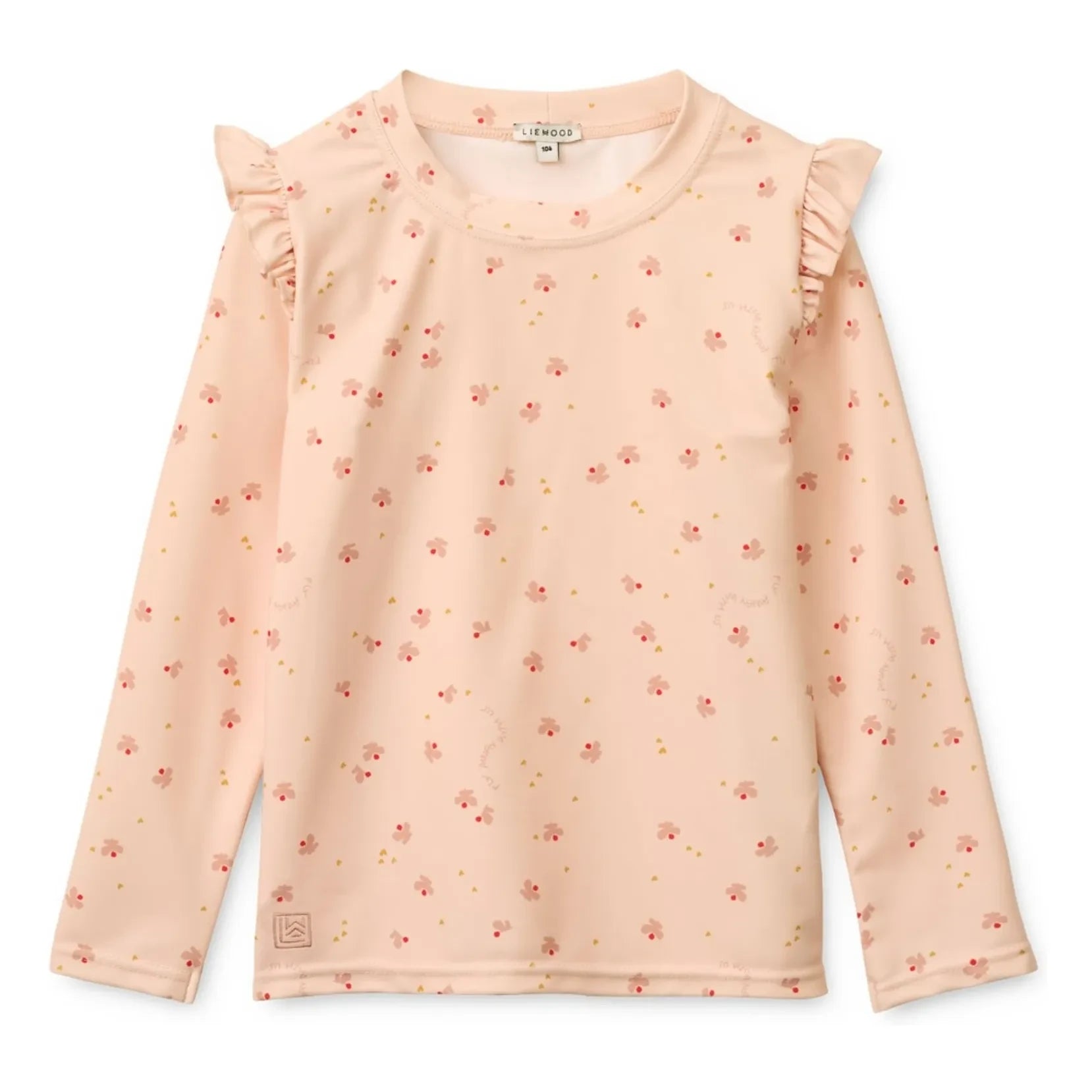 Liewood - Camiseta de baño con protección UV Tenley Mariposas Fibras Recicladas | Rosa