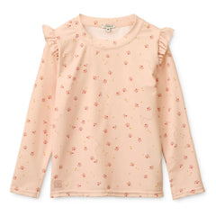 Liewood - Camiseta de baño con protección UV Tenley Mariposas Fibras Recicladas | Rosa