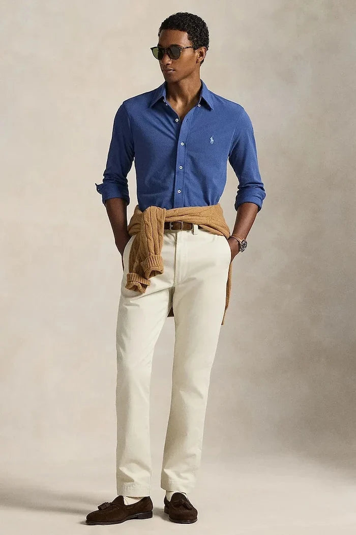 Camisa de algodón Polo Ralph Lauren para hombre