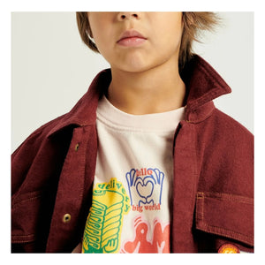 American Vintage - Colaboración American Vintage X Smallable - Chaqueta vaquera Spywood | Crimson