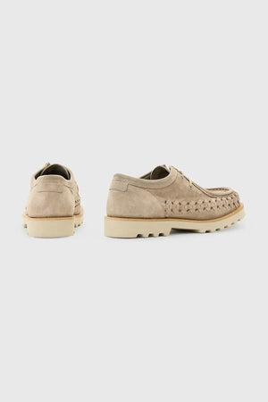Zapatos AllSaints Skiff de ante trenzado