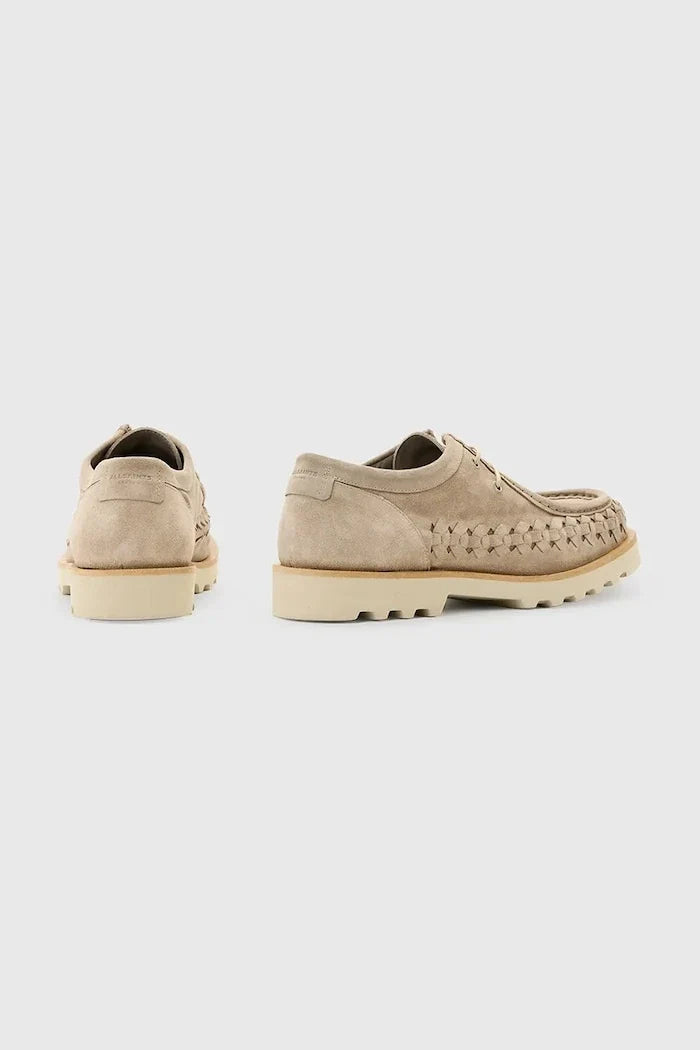 Zapatos AllSaints Skiff de ante trenzado