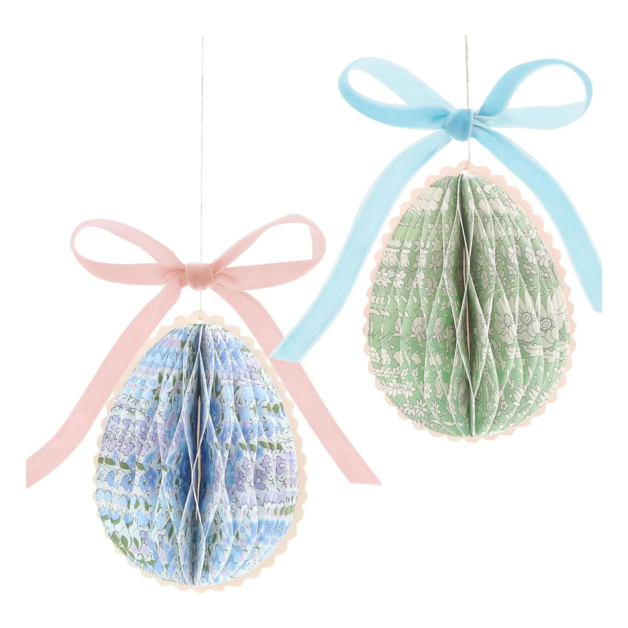 Meri Meri - Huevos decorativos colgantes - Meri Meri x Liberty - Pack de 6